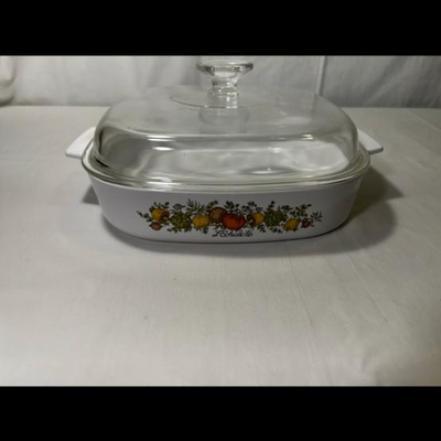 Corning Ware Spice of Life Square Casserole w/ Lid
