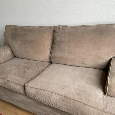 Tan Sleeper Sofa - Apt. Size