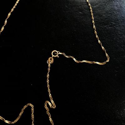 14KT GOLD NECKLACE
