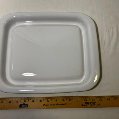 Corning Ware White Coupe Rectangular 14''
