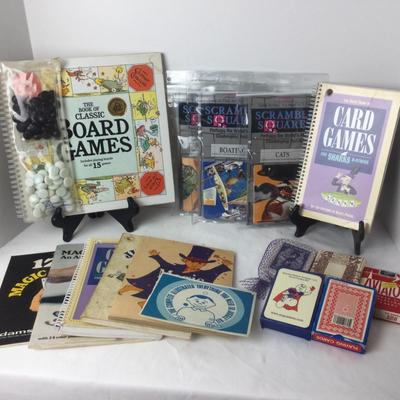871 Kids Cards & Game Lot Puzzles Magic Tricks