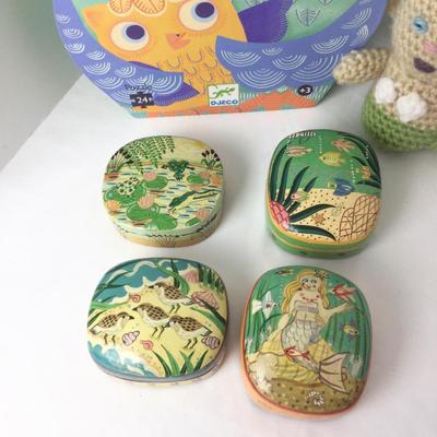 872 Vintage Nautical Trinket Boxes & Mermaid