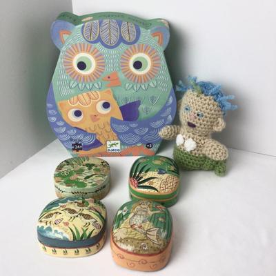 872 Vintage Nautical Trinket Boxes & Mermaid