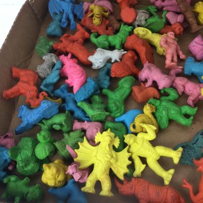 875 Vintage Rubber Figurines M.U.S.C.L.E Quik BK Cereal Prizes