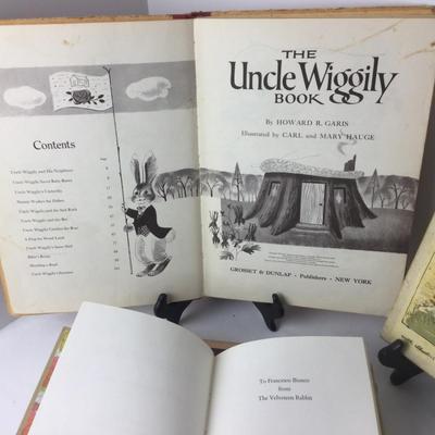 876 Vintage Childrenâ€™s Book Lot Velveteen Rabbit Uncle Wiggily