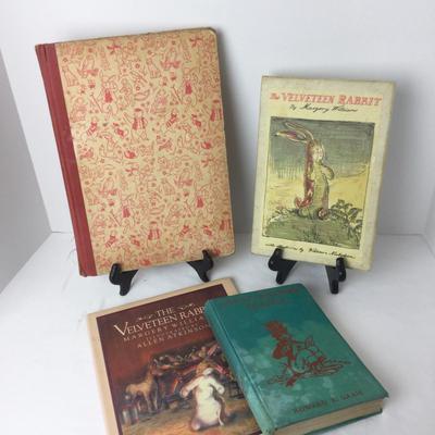 876 Vintage Childrenâ€™s Book Lot Velveteen Rabbit Uncle Wiggily