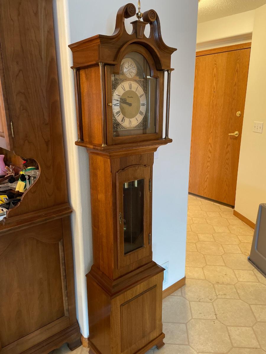 Daneker the â€œSenatorâ€ grandmother clock