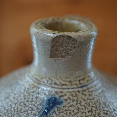 #6 Jug orange peel finish letter J embossed