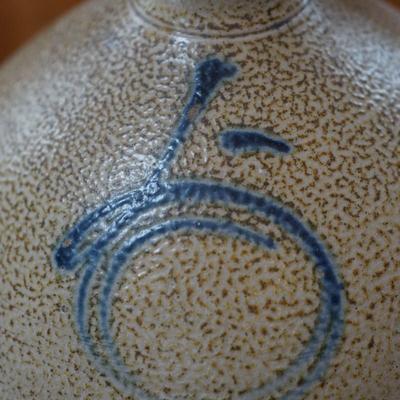 #6 Jug orange peel finish letter J embossed