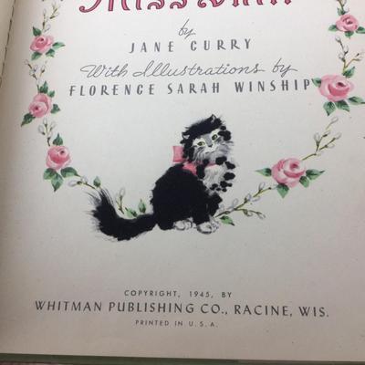 882 Vintage Miss Sniff Childrenâ€™s Books and Plush Cat