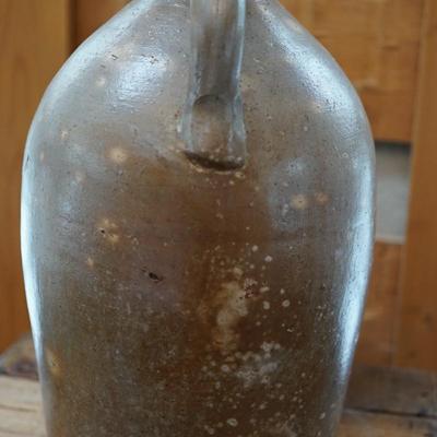 #3 HANDLED  JUG WITH COBALT BLUE DESIGN.