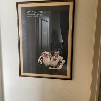 Vintage Harvey Edwards Ballet Shoes Framed