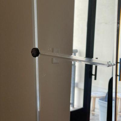 Oversized Framed Beveled Mirror