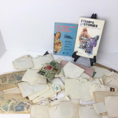 885 Vintage Large Stamp Collection & Book