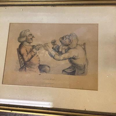 1700's Prints - A Sadistict Tooth - drawer frightening his patients