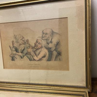 1700's Prints - A Sadistict Tooth - drawer frightening his patients