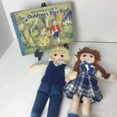 893 Vintage Child Dolls and The Childrenâ€™s Blue Bird Book