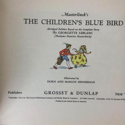 893 Vintage Child Dolls and The Childrenâ€™s Blue Bird Book