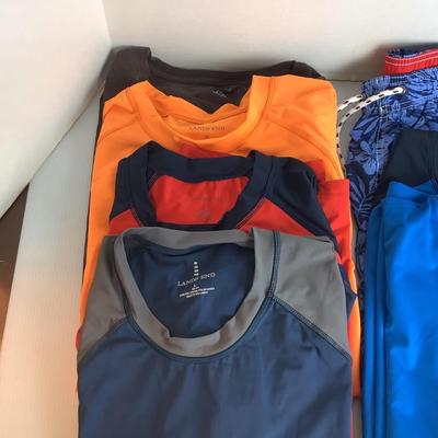 Lot 905 Lot of Mens Landsâ€™ End Shirts & Shorts