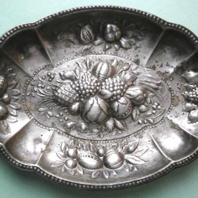 Antique Ornate Pin Tray