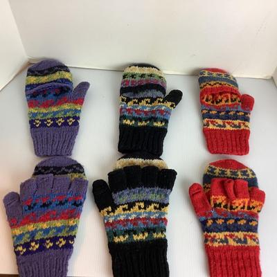 Lot 908 Hand Knit Flip Top Gloves Uruguay