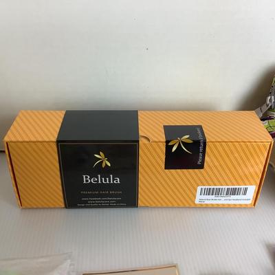 Lot 909  NEW IN BOX Belula Hair Brush, Conair Hair Dryer, Hair Accessories and more