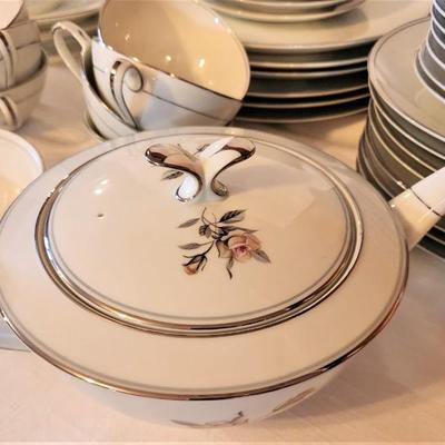 Lot #79  Large Set of Vintage Dinnerware - NORITAKE "Margot" pattern