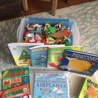 897 Large Origami Lot with Books and Paper