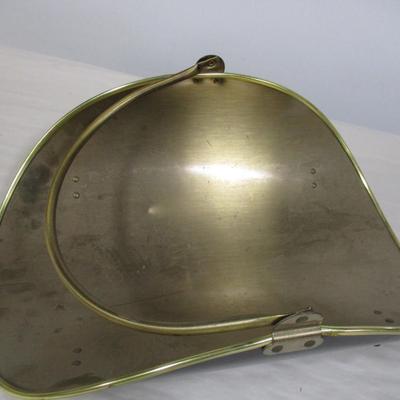 Brass Footed Firewood Holder