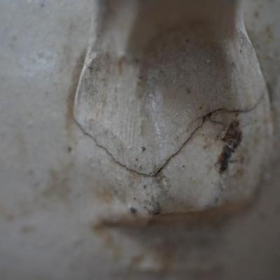 STONEWARE ADVERTISING JUG 1  STENCILLED GALLON W. BARRE PA.