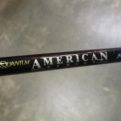 Set of Three Fishing Poles includes Shakespeare, Quantum, and Olympic