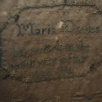 ANTIQUE SAMPLER DATED 1816 MARIA DOYLES