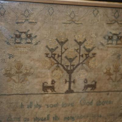 ANTIQUE SAMPLER DATED 1816 MARIA DOYLES