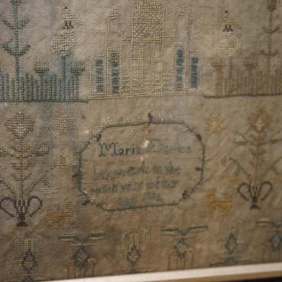 ANTIQUE SAMPLER DATED 1816 MARIA DOYLES