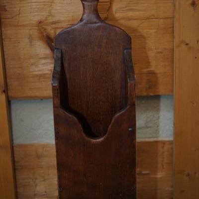 ANTIQUE HANGING CANDLE BOX /WITH DRAWER