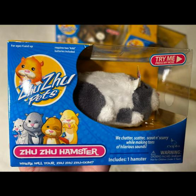 3 "Zhu Zhu Hamster" Kid's Toy