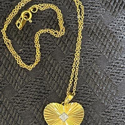 Danbury Mint Love Always Diamond Pendant