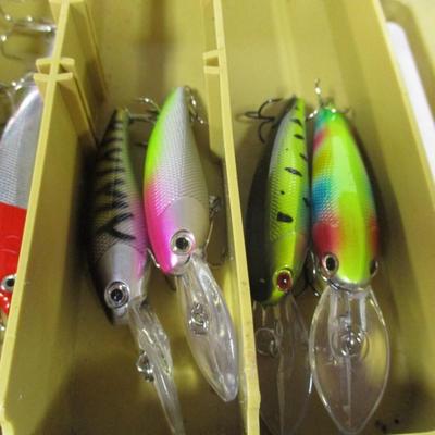 Fishing Lures with Plano Tackle Box