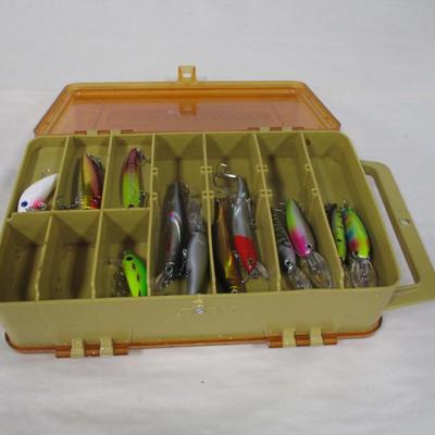 Fishing Lures with Plano Tackle Box
