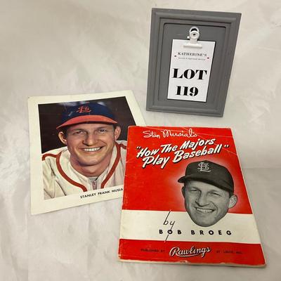 -119- SPORTS | 1953 Stan Musical Rawlings Booklet & Photo