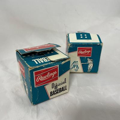 -122- SPORTS | 1960â€™s Rawlings Baseballs In Box
