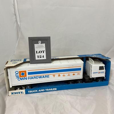-124- VINTAGE | Ertl Our Own Hardware Semi Truck