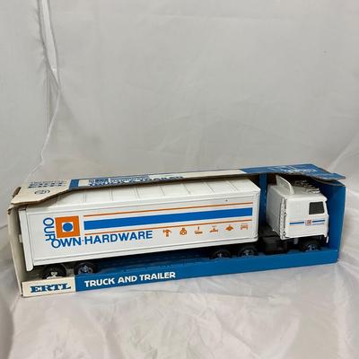 -124- VINTAGE | Ertl Our Own Hardware Semi Truck