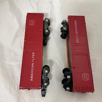 -127- VINTAGE | 1950â€™s American Flyer Box Cars