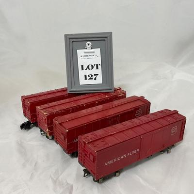 -127- VINTAGE | 1950â€™s American Flyer Box Cars