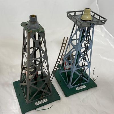 -128- VINTAGE | American Flyer Train Towers