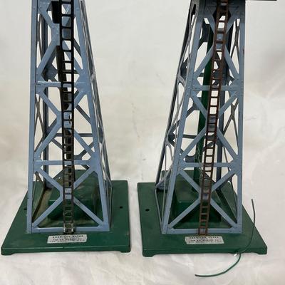 -128- VINTAGE | American Flyer Train Towers