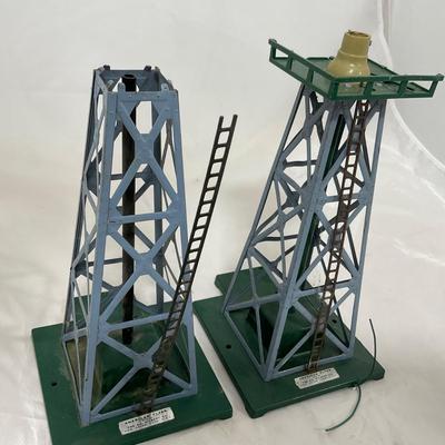 -128- VINTAGE | American Flyer Train Towers