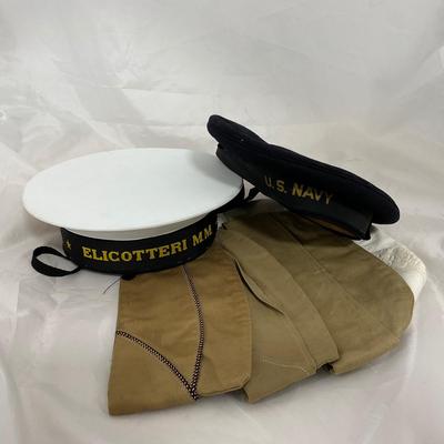 -142- MILITARY | World War II Era USA Navy Hats