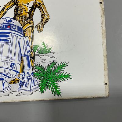 -148- VINTAGE | Star Wars Wooden Display Side Panel